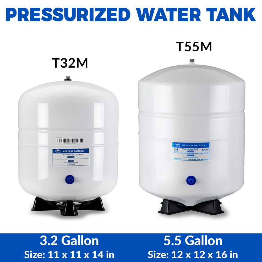 iSpring #T32M 3.2G Reverse Osmosis Water Storage Tank