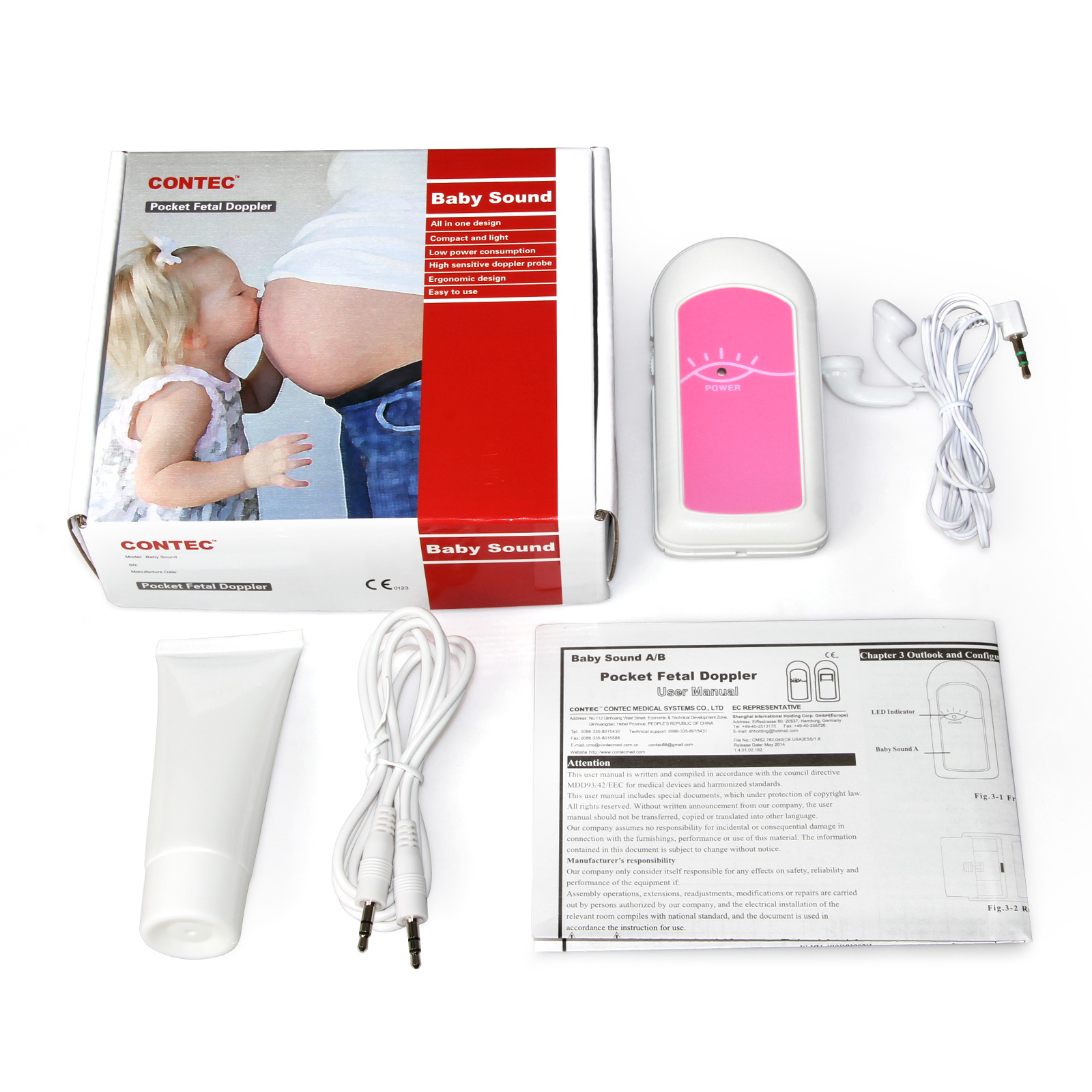 fetal doppler baby heart monitor for pregnancy