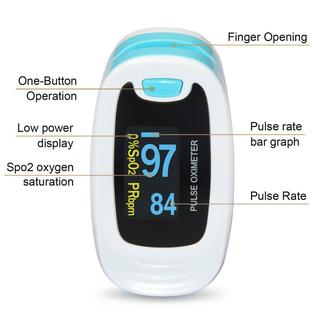 Contec FDA OLED Fingertip Pulse Oximeter SPO2 PR Monitor Blood Oxygen