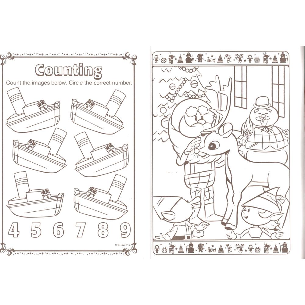 Bendon Rudolph - Christmas Edition Holiday - Coloring & Activity Book ...