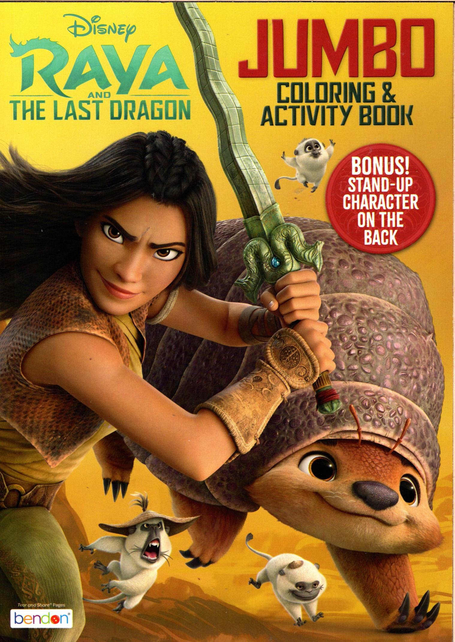 Disney Raya and The Last Dragon - Jumbo Coloring & Activity ...