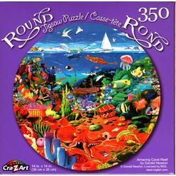 Cra-Z-Art Amazing Color Reef - 350 Round Piece Jigsaw Puzzle for Age 14+