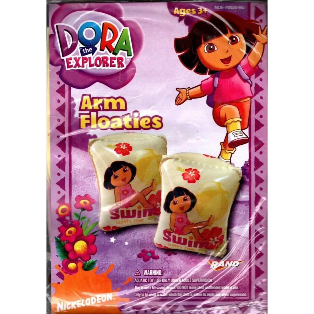 Nickelodeon Dora The Explorer - Arm Floats + Swim Ring 17.5` in 3+ (Set of 2)