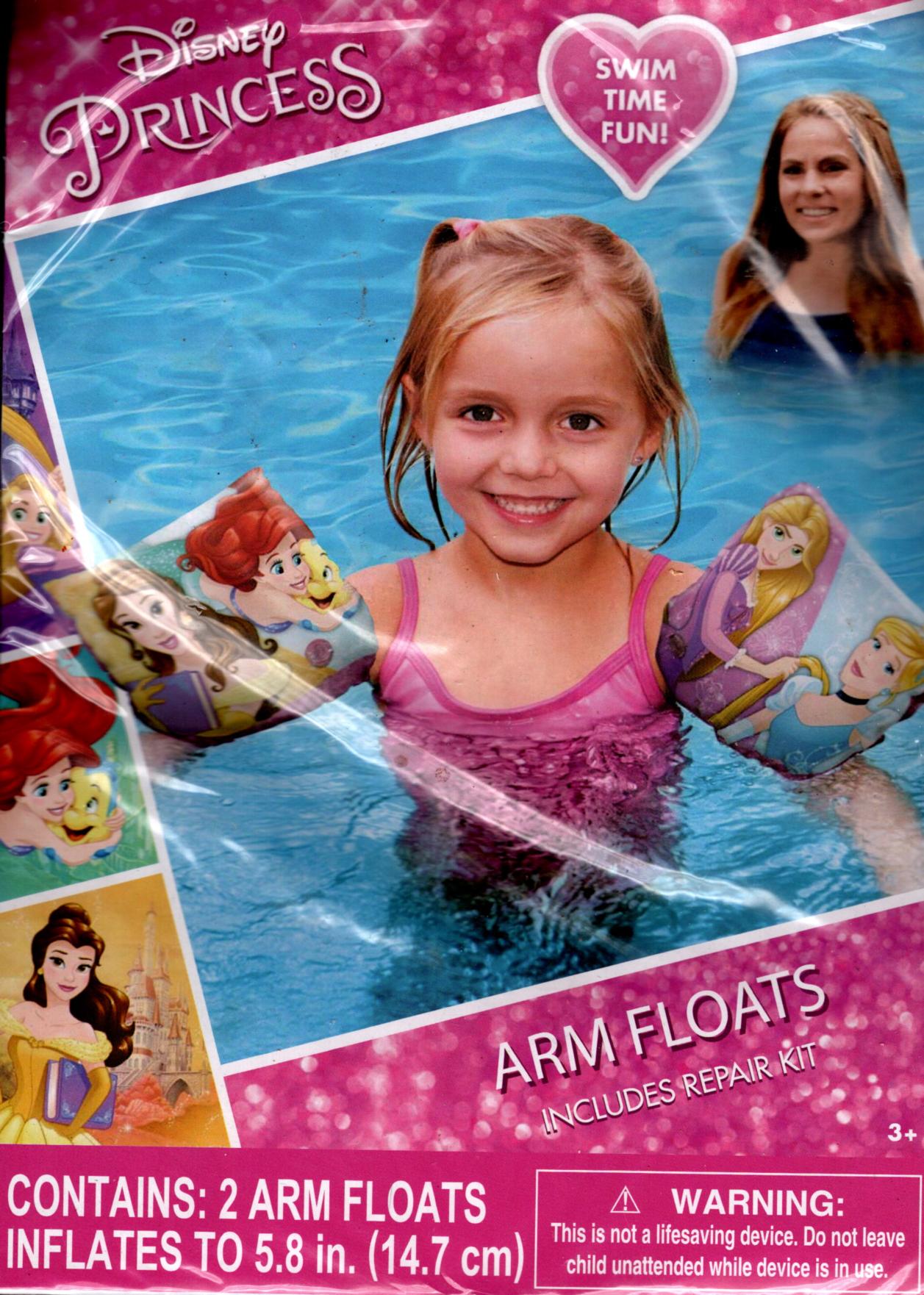 Disney Princess Arm Floats Swim Time Fun!