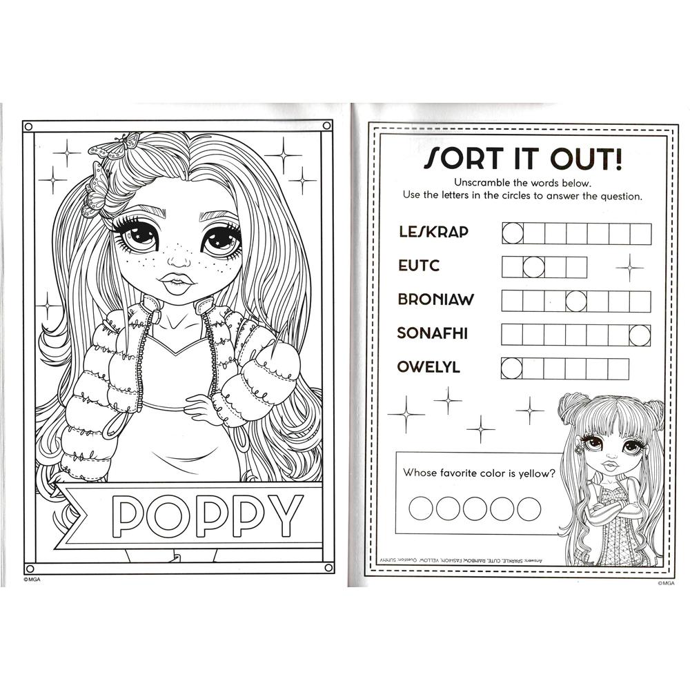 Bendon Rainbow High - Jumbo Coloring & Activity Book + Award Stickers and Charts