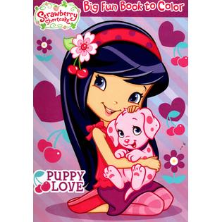 Bendon Strawberry Shortcake - Big Fun Book to Color - Puppy Love
