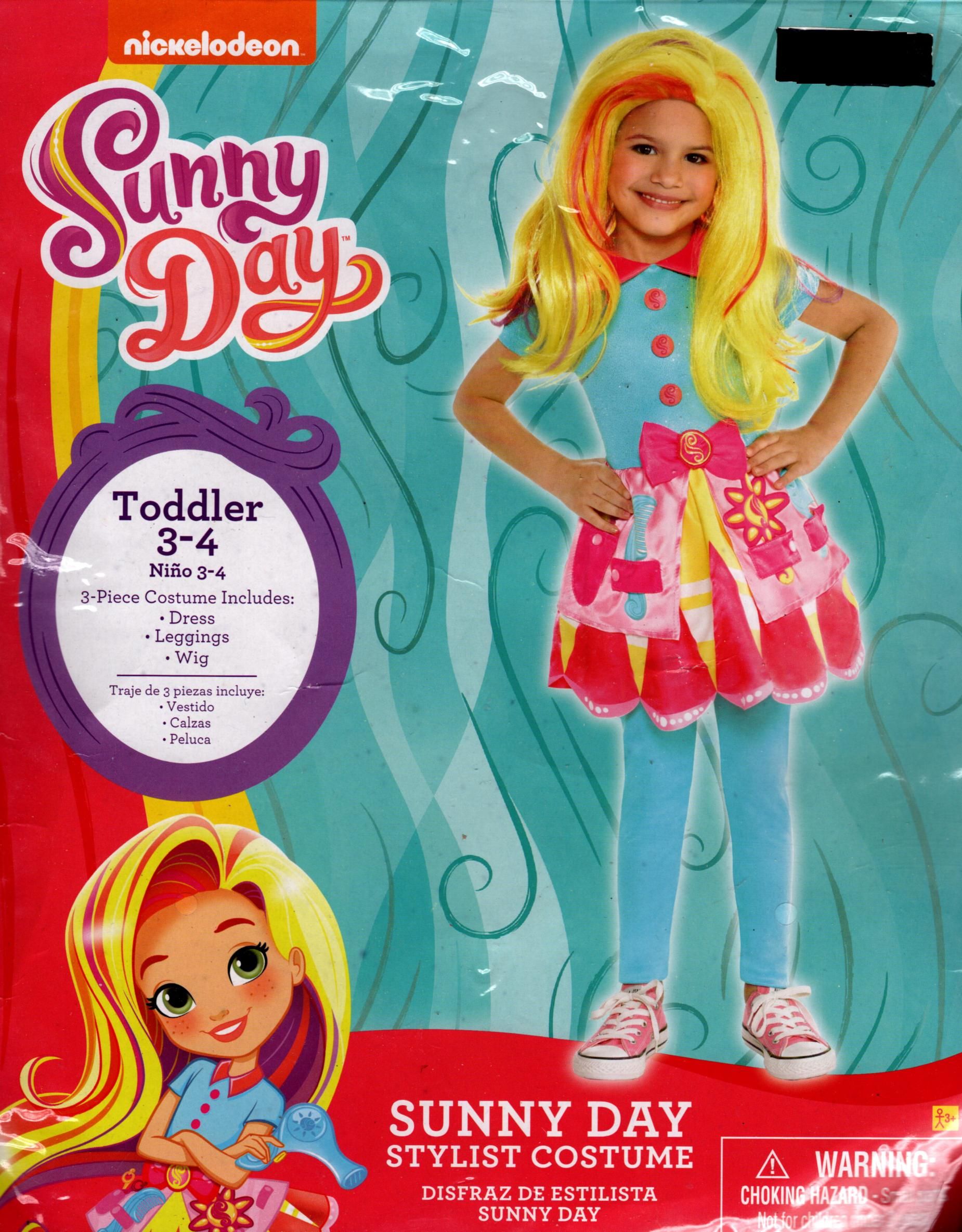 Nickelodeon Sunny Day stylist costume Toddler 3-4, image size:1850x2370
