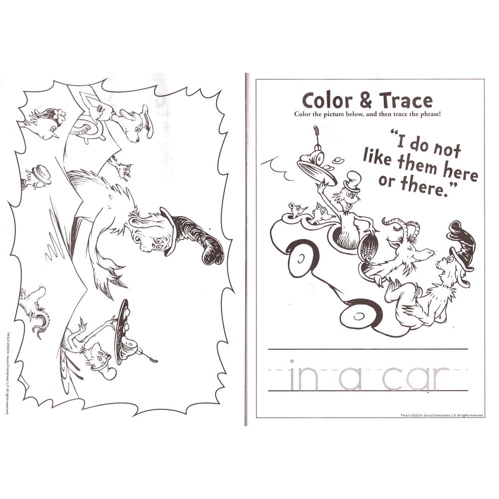 Dr.Seuss Enterprises Dr.Seuss - Jumbo Coloring and Activity Book 80 Pages + Award Stickers and ...