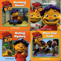 PBS Kids Sid the Science Kid - Children's Board Book (Set of 4 Books)