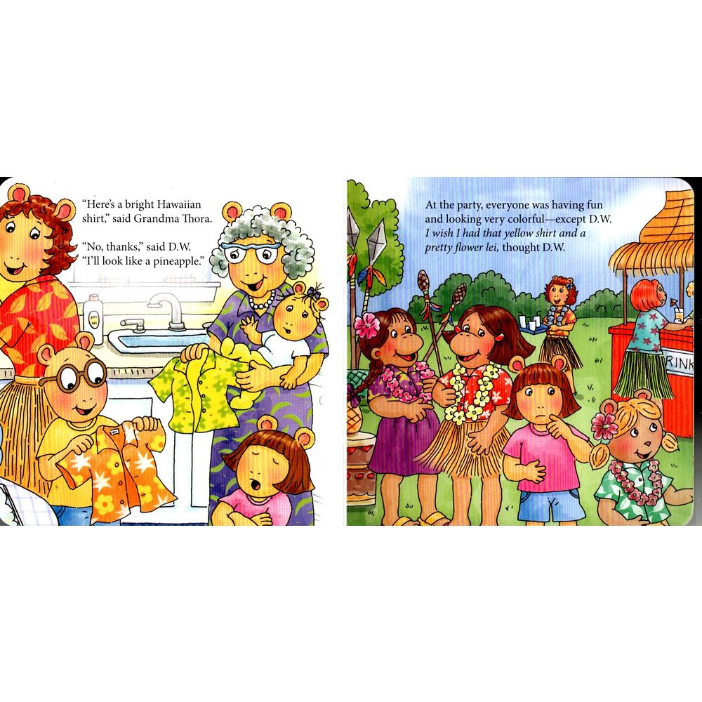 Marc Brown Arthur`s Pals, Arthur Helps Out, The Truth Pops Out and Hula! Who, Me? - Children's Board Book