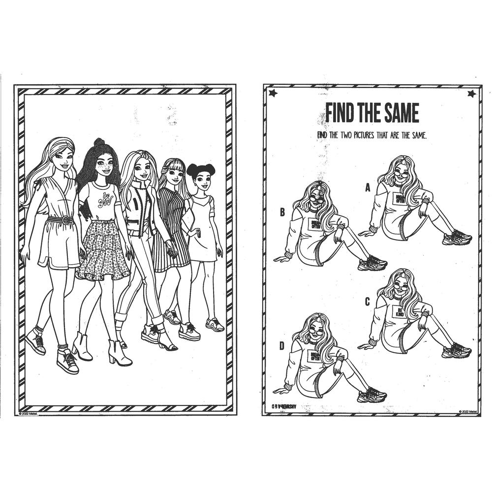 Barbie Jumbo Coloring & Activity Book