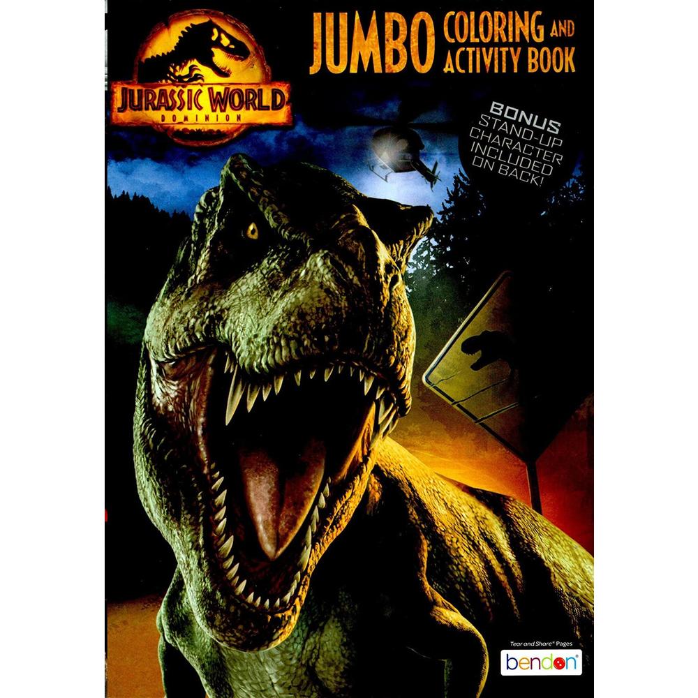 Universal Studios Jurassic World - Jumbo Coloring & Activity Book v2