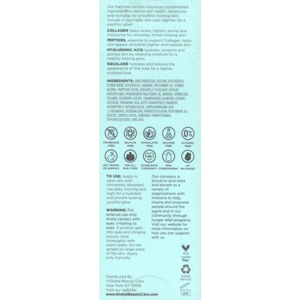 Global Beauty Care Smooth & Lift Collagen Eye Cream with Peptides