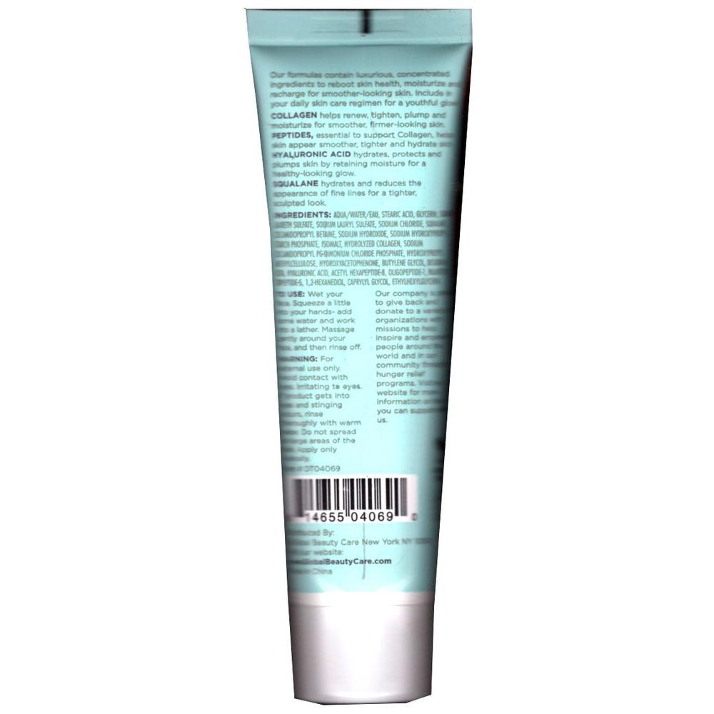 Global Beauty Care Smooth & Lift Collagen Facial Cleanser with Peptides