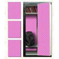 Pelican-Industrial Magnetic Locker Wallpaper (Full sheet Magnetic) - (Pink Geometric) - Pack of 3 Sheets (vb069)