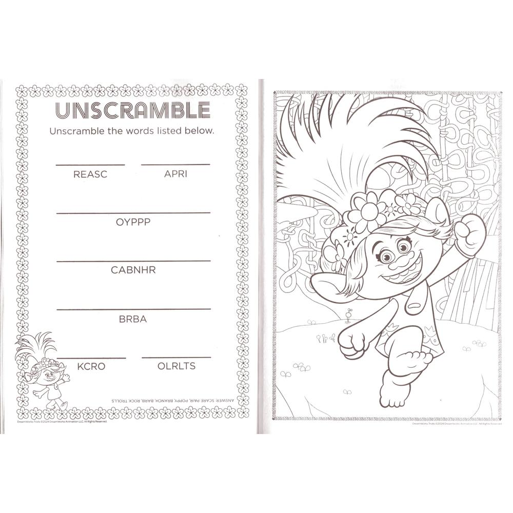 Dreamworks Trolls Trolls - Jumbo Coloring & Activity Book v1