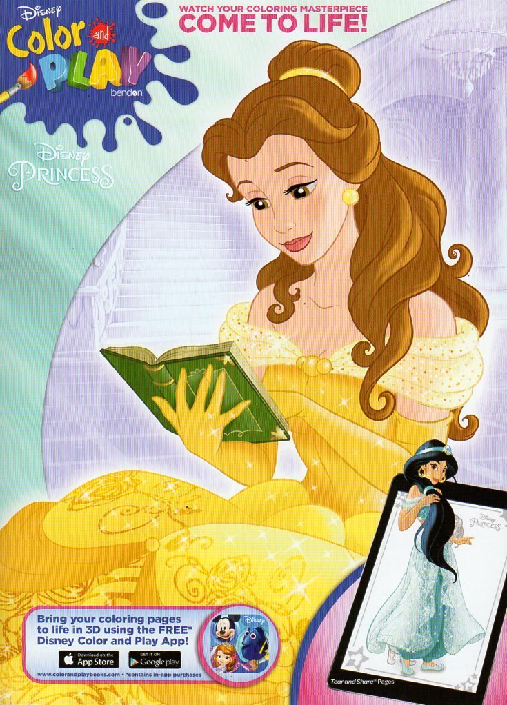 Disney Princess Color & Play Coloring & Activity Book - v3