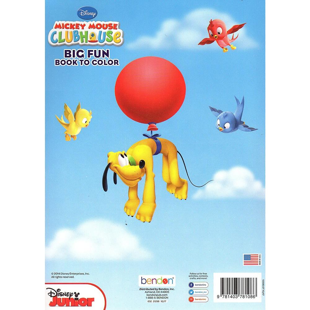 Coloring Book Mickey Mouse Clubhouse Big Fun Book to Color ~ Let's Fly