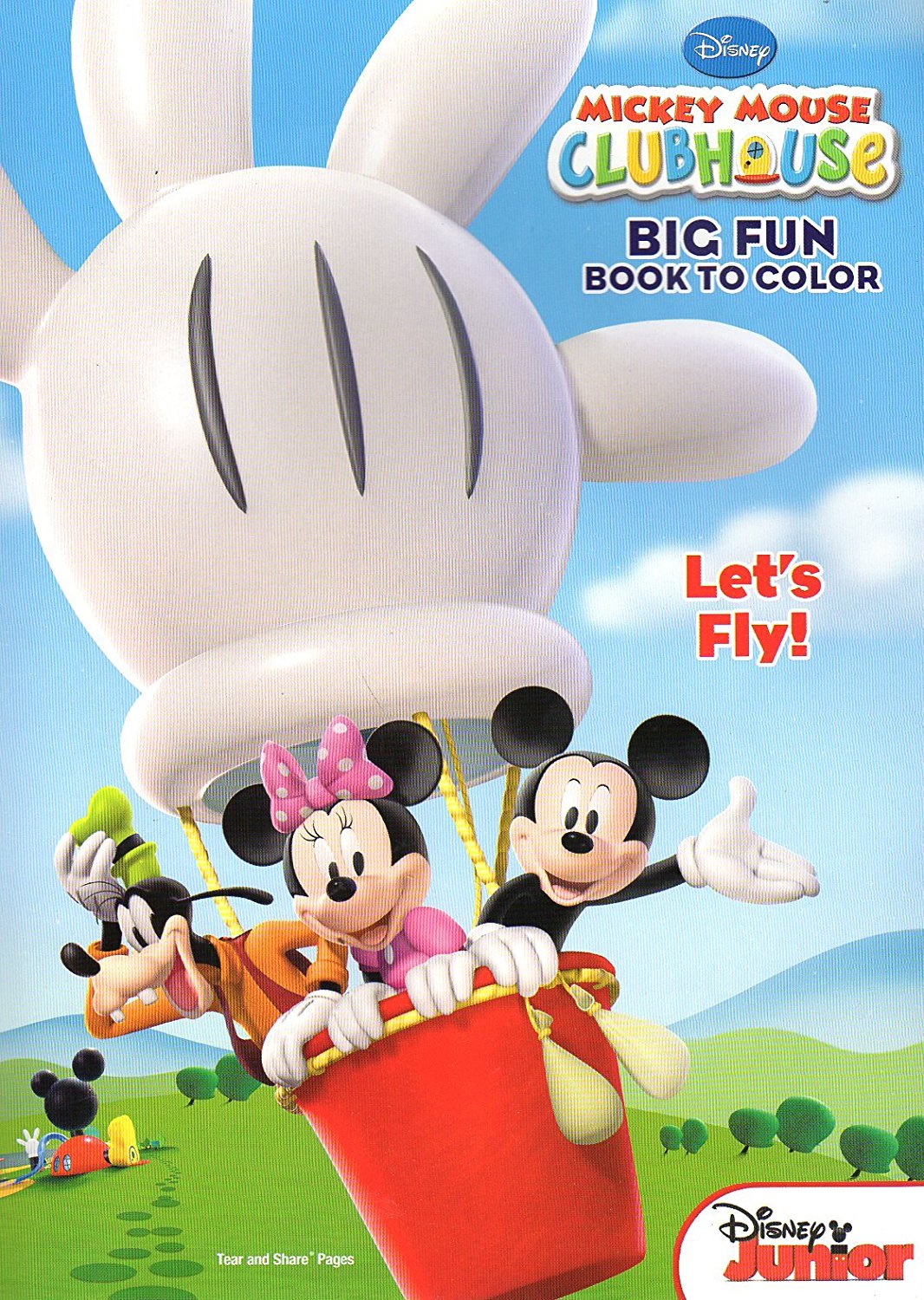 Coloring Book Mickey Mouse Clubhouse Big Fun Book to Color ...