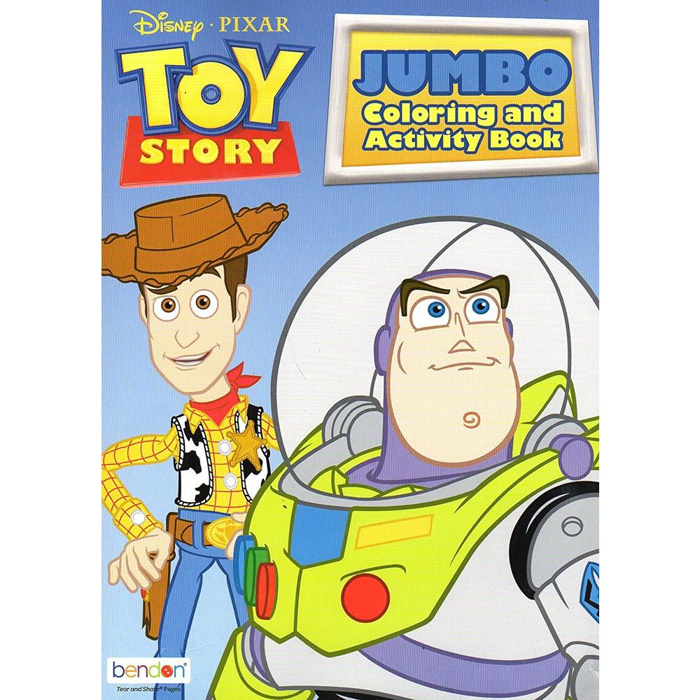 Coloring Activity Book Disney Toy Story Jumbo Coloring & Activity Book