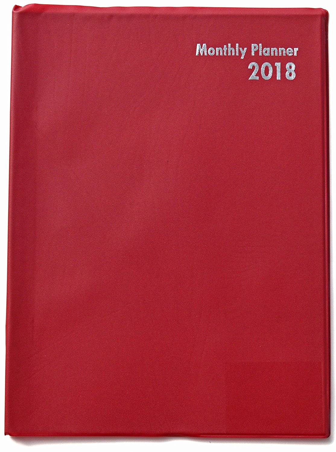 Jot 2018 Planner, Monthly Page Format (Red)