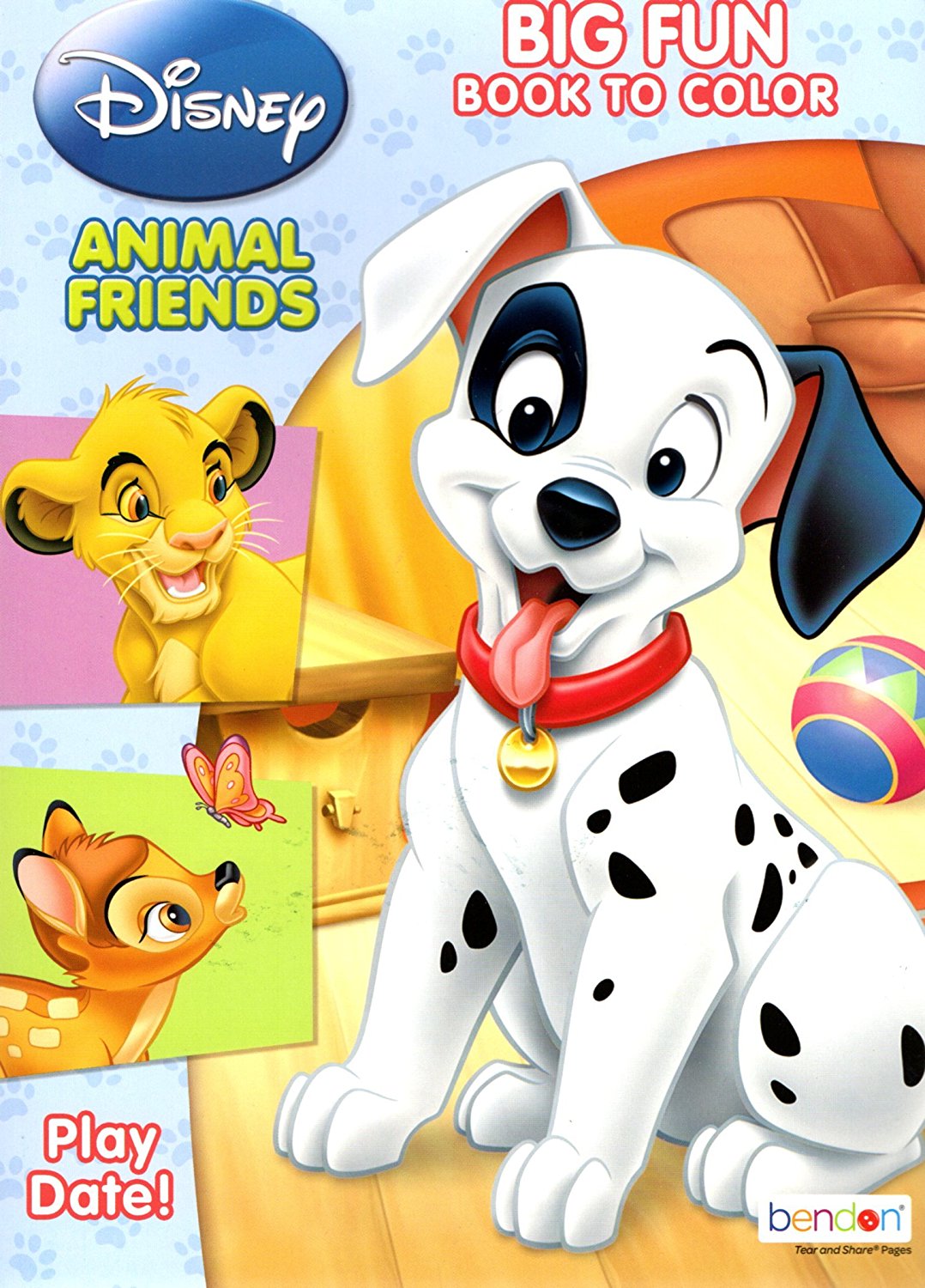 Coloring Activity Book Disney Animal Friends Big Fun Book to Color