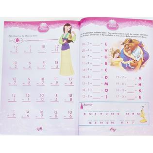 Educational Workbook Disney Princess - Addition & Subtraction Basic