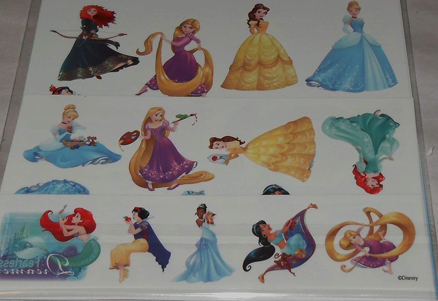 Savvi 25 Temporary Tattoos Disney Princess Tattoos