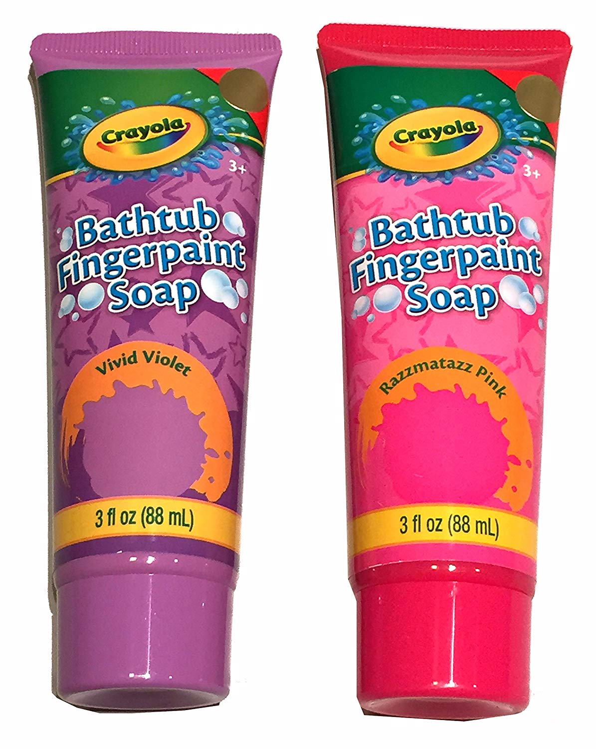 Crayola Girls Tub Toy Two Piece Finger Paint Soap Set for Bathtub Play