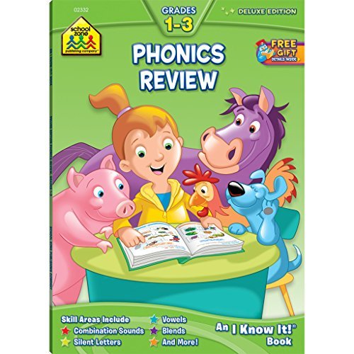 Paperback Phonics Review (Phonics Deluxe) by School Zone