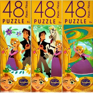 Disney Rapunzel's Tangled Adventure - 48 Pieces Jigsaw Puzzle (Set of 3 ...