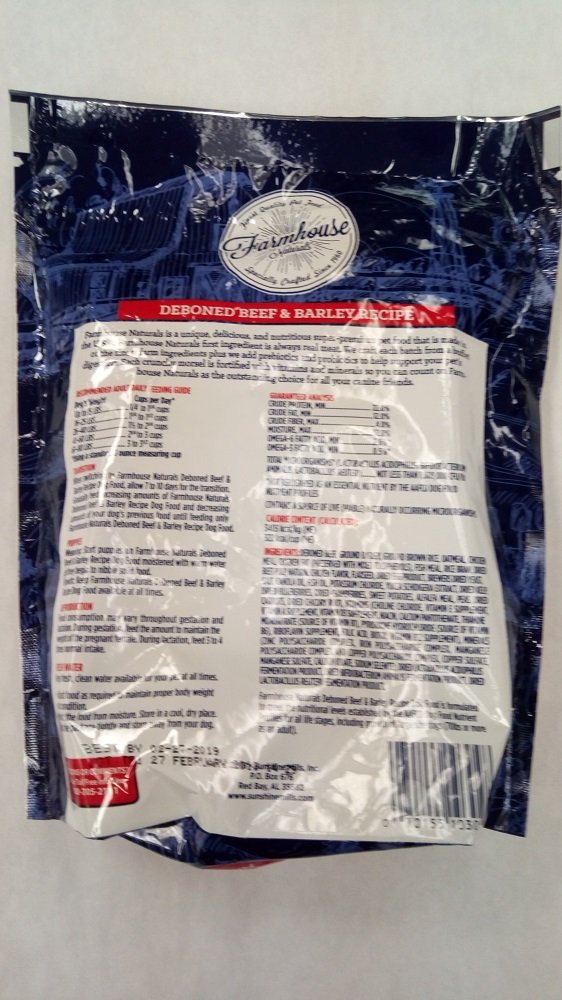 farmhouse naturals grain free dog food