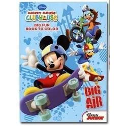 Disney Mickey Mouse Clubhouse Coloring Book "Big Air" Featuring Mickey Mouse