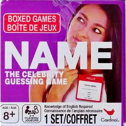 GAMEs Name - The Celebrity Guessing Boxed Card Game - Family Fun, 2-4 Players