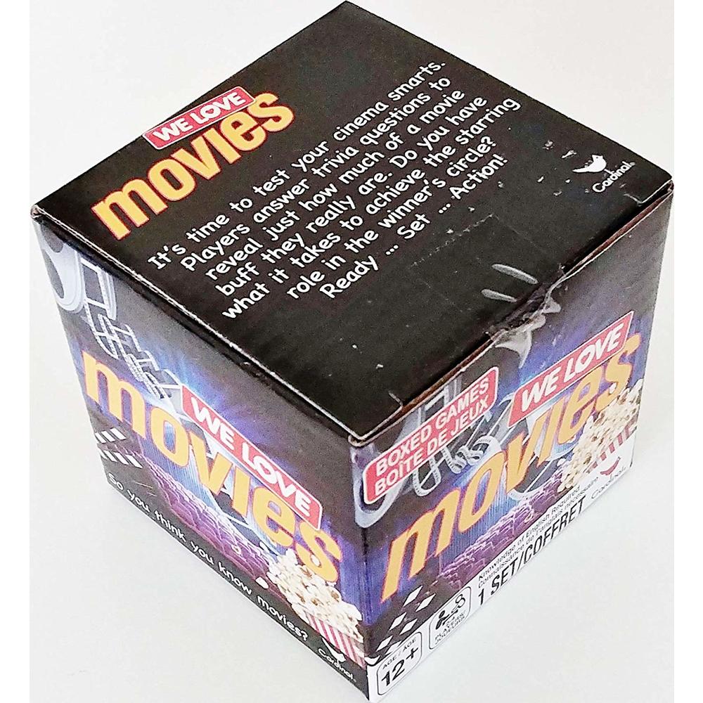 GAMEs We Love Movies - Cinema Trivia Questions Boxed Card Game