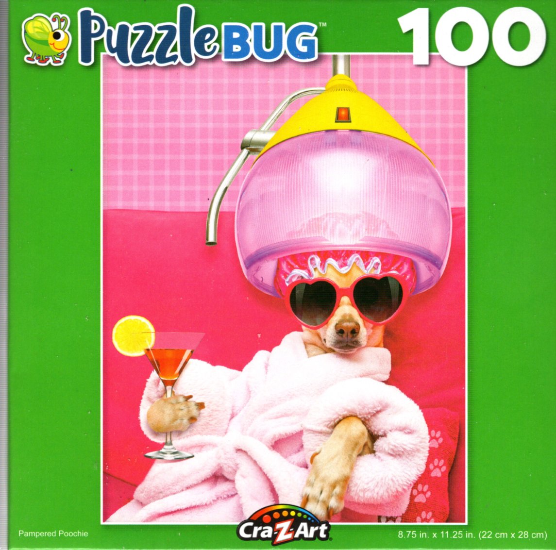 Pampered Poochie 100 Pieces Jigsaw Puzzle