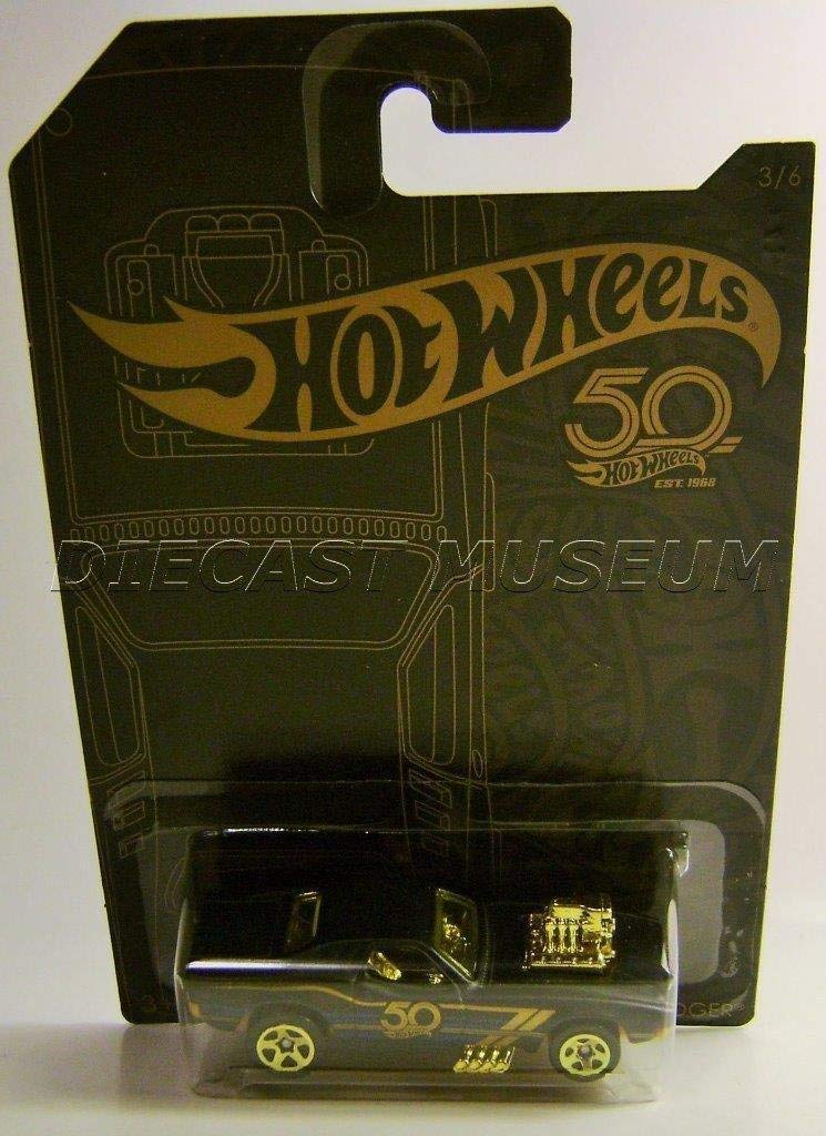 hot wheels 50 years black and gold