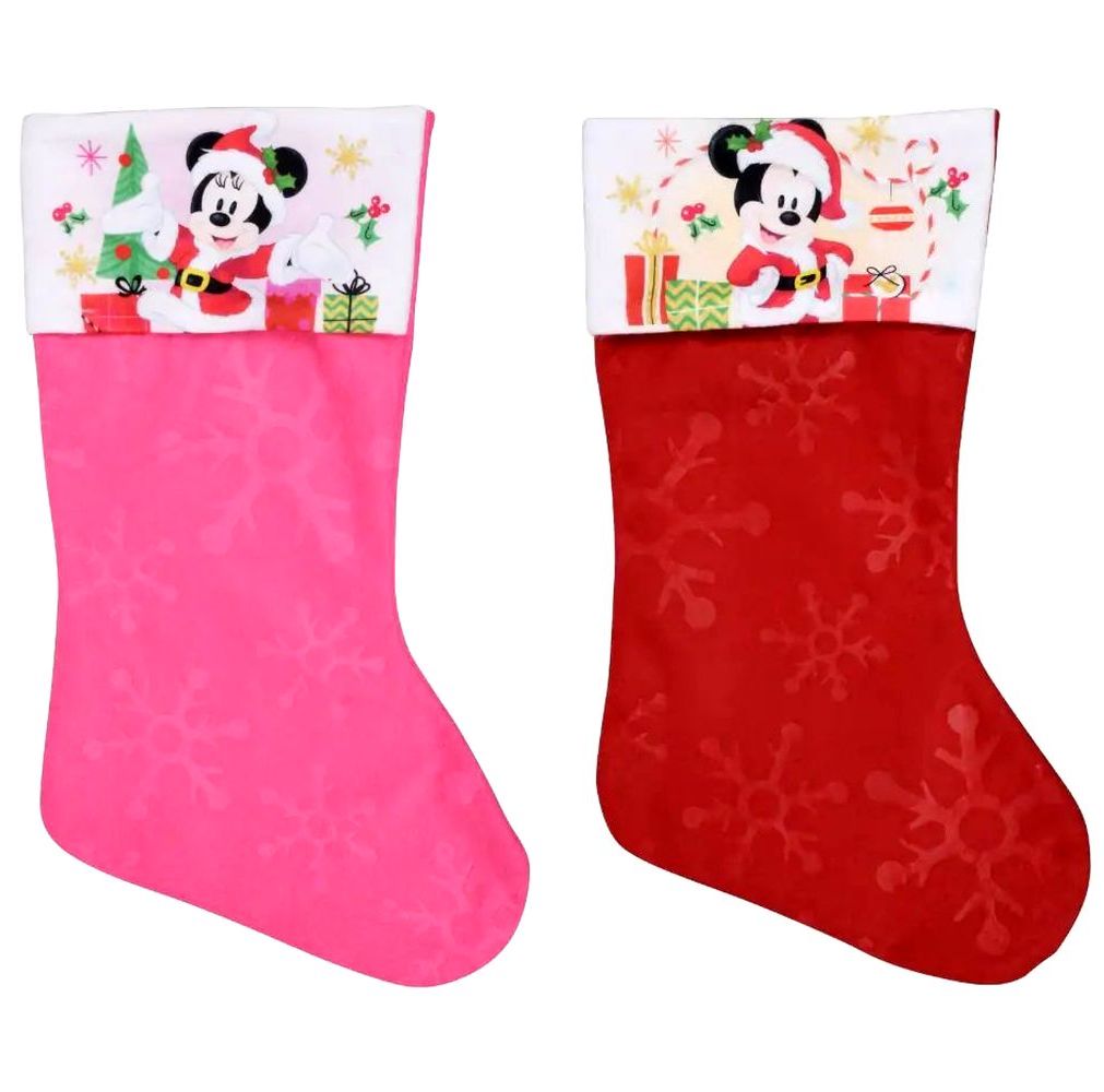 Disney Minnie Mouse 3d Plush 22 Inch Christmas Stocking