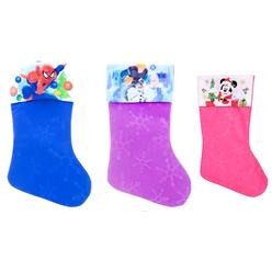 Disney Frozen - Spider-Man - Minnie Mouse - 18" Felt Christmas Stockings - (Set of 3)