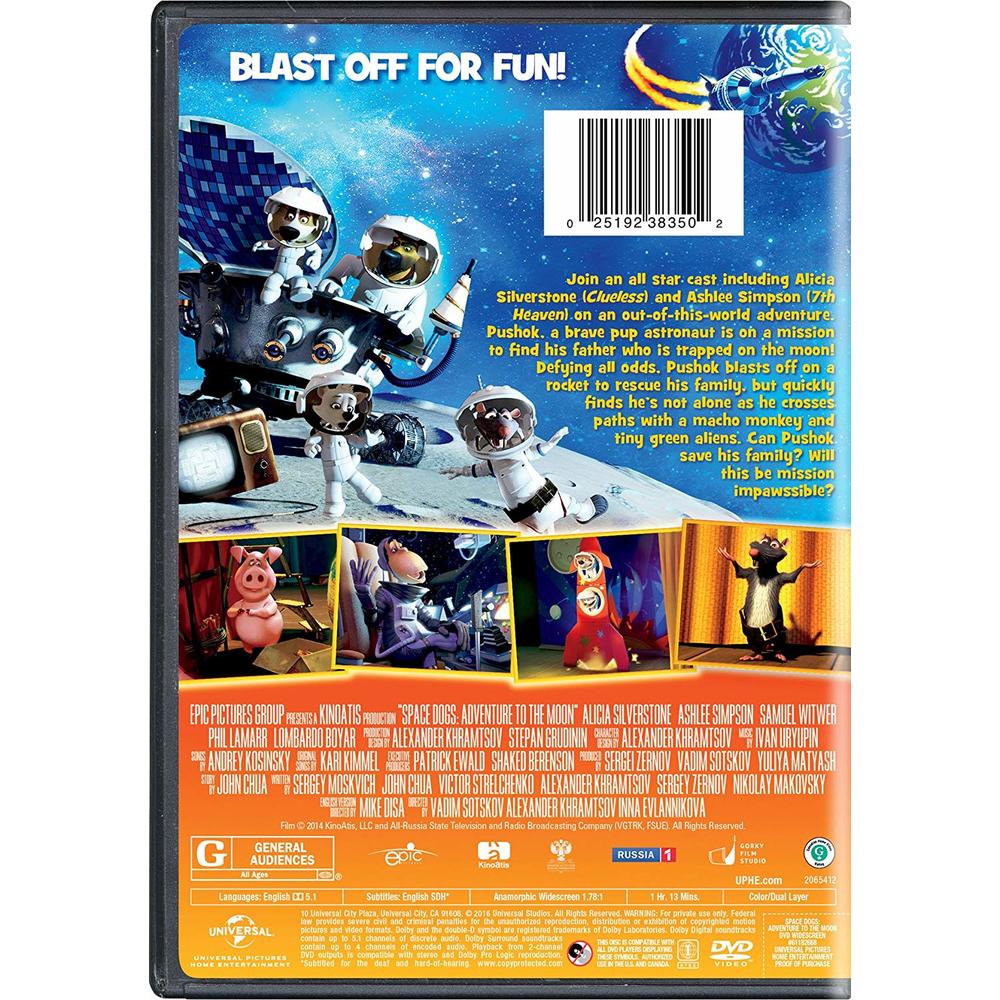 Universal Pictures Home Entertainment Space Dogs: Adventure to the Moon (DVD)