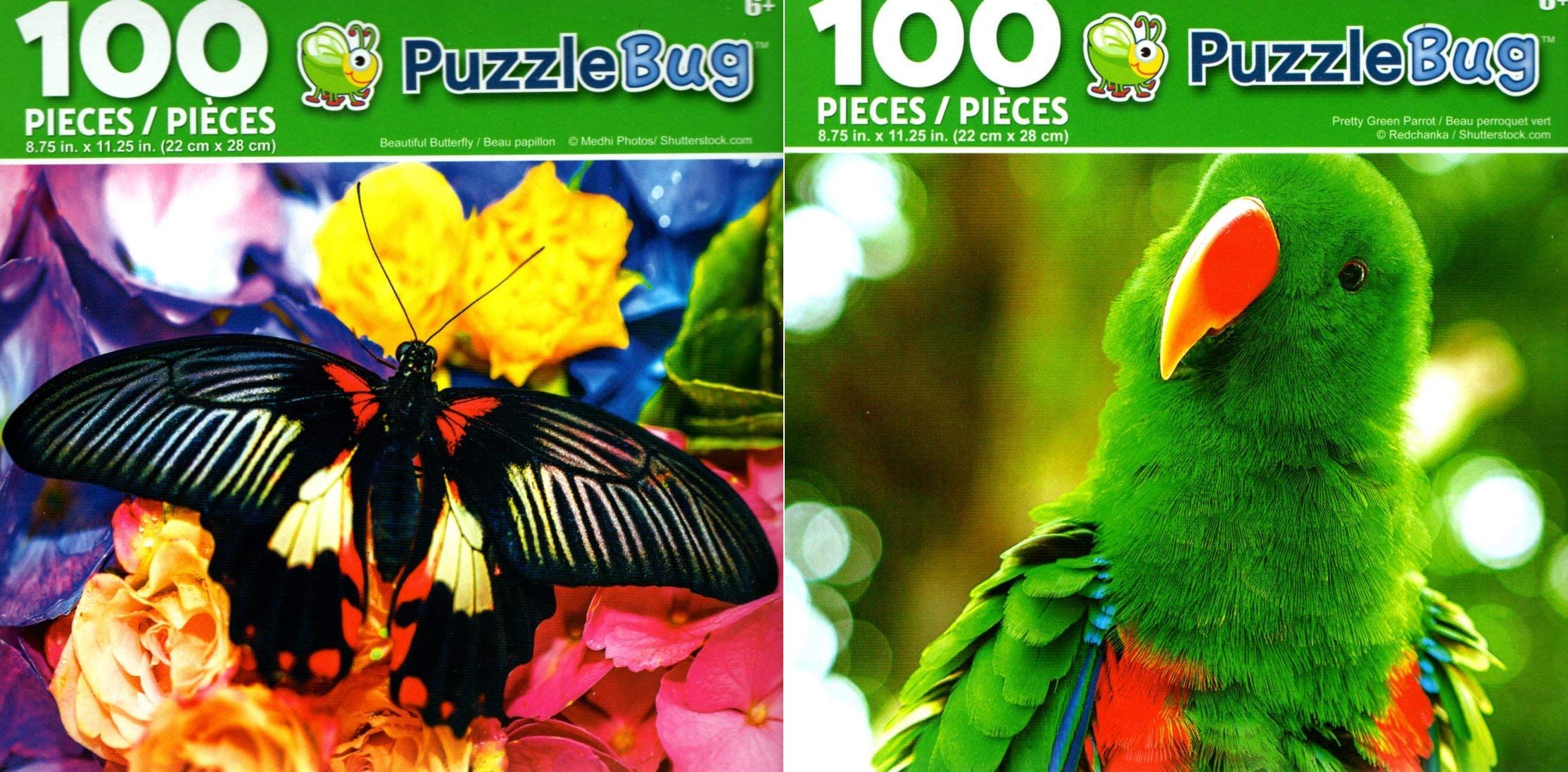 PUZZLEBUG 100 Puzzle BEAUTIFUL BUTTERFLY 8.75" X 11.25"
