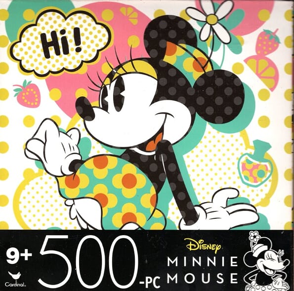 Cardinal Games Disney Minnie Mouse 500 Piece Jigsaw Puzzle