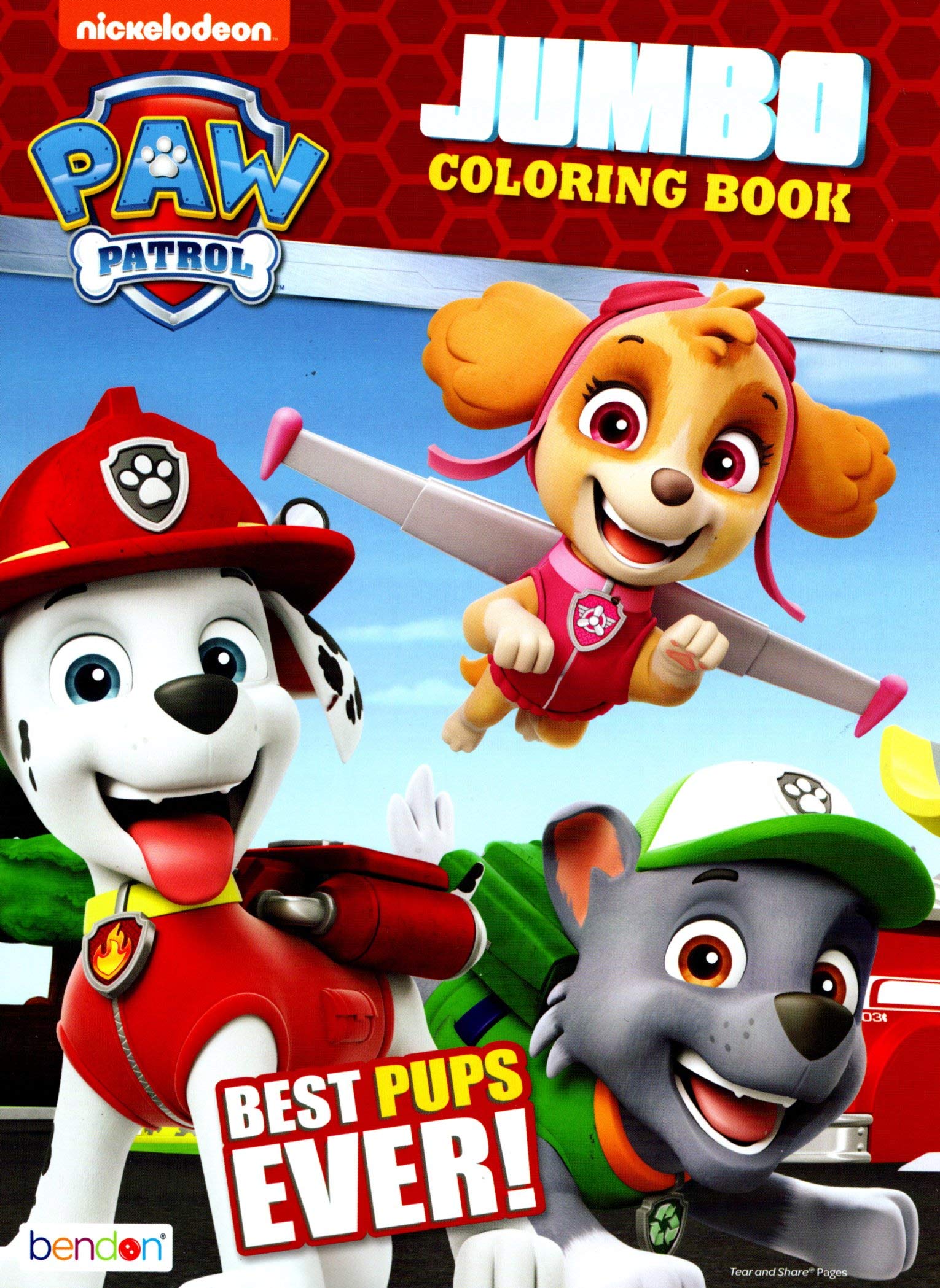 Download Nickelodeon Paw Patrol Jumbo Coloring Activity Book Best Pups Ever