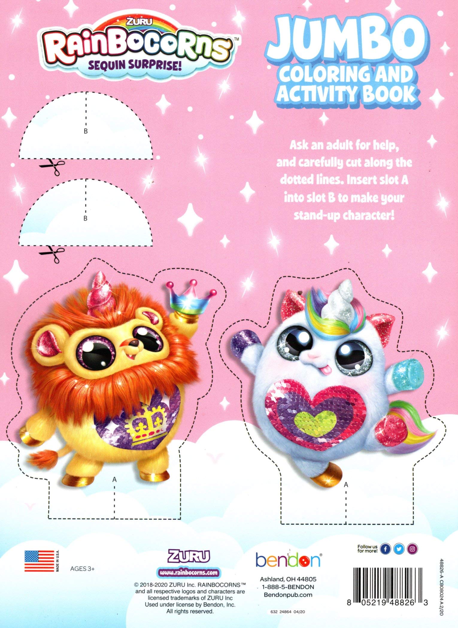 rainbocorns sequin surprise jumbo