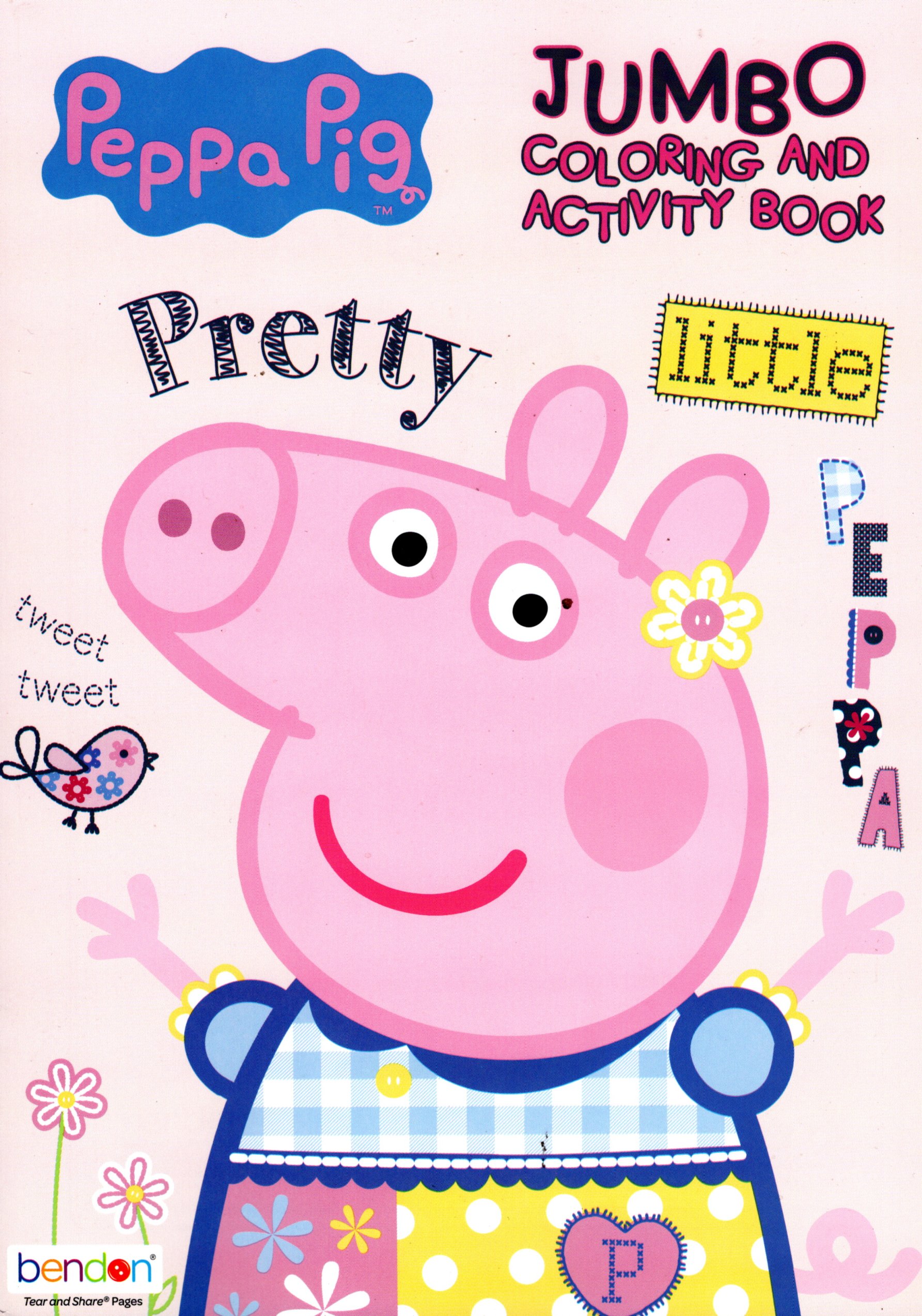 Bendon Peppa Pig Jumbo Coloring Activity Book