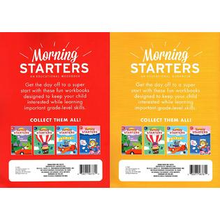 PRE-K & Kindergarten - Morning Starters Educational Workbooks - Set of