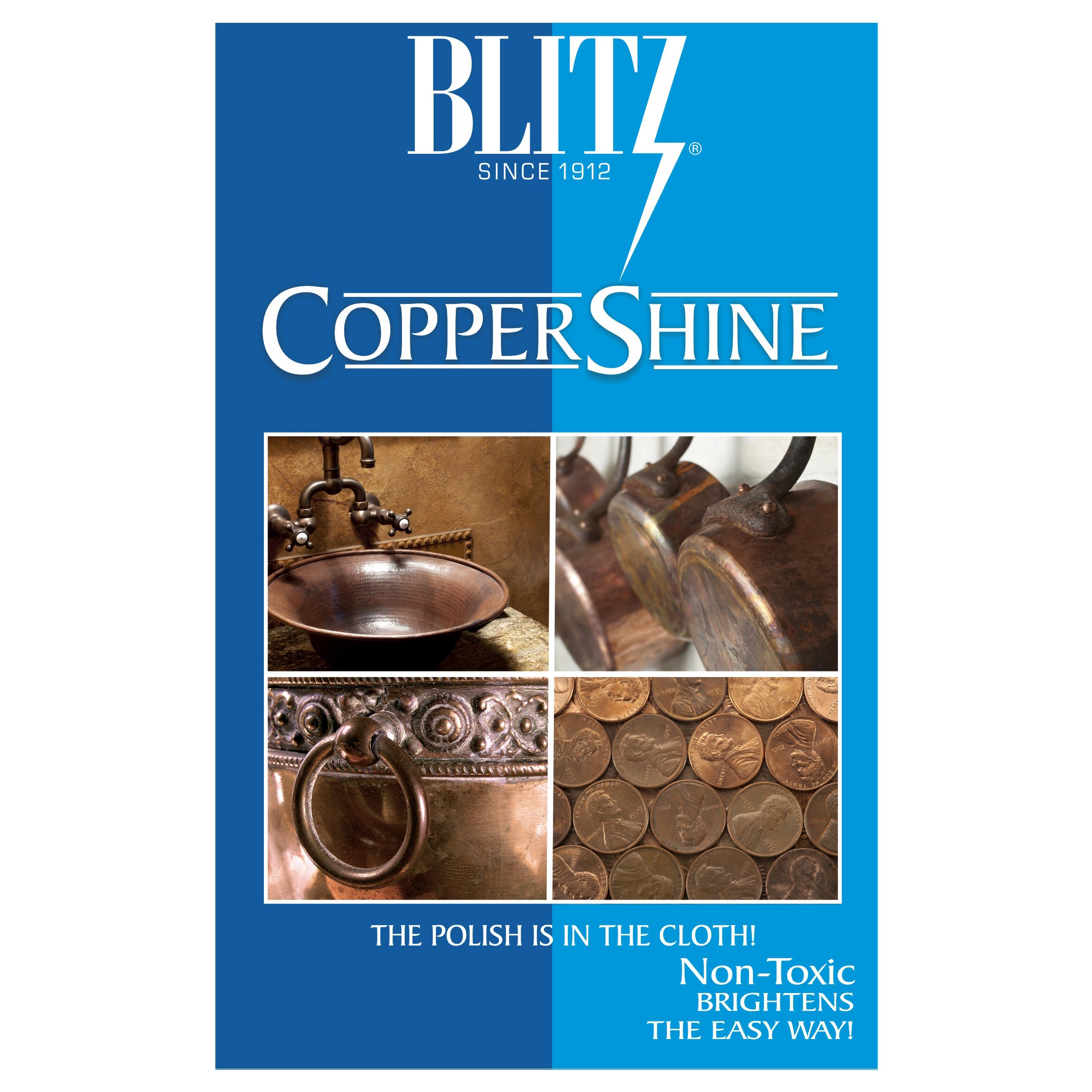 Blitz Copper Shine Polishing & Cleaning Care Cloth