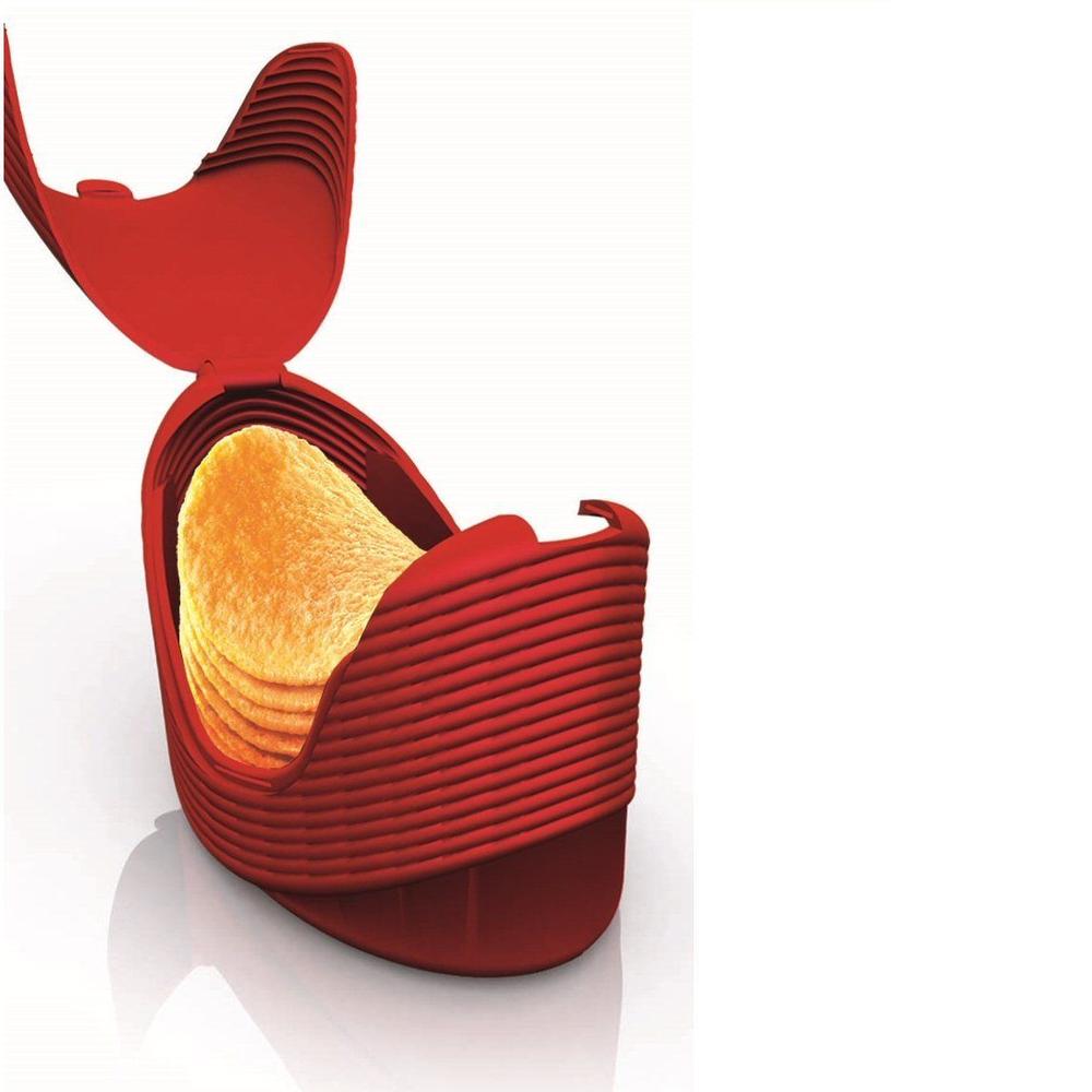 Jokari Pringles Travel & Lunch Single Serve Container / Chip Holder
