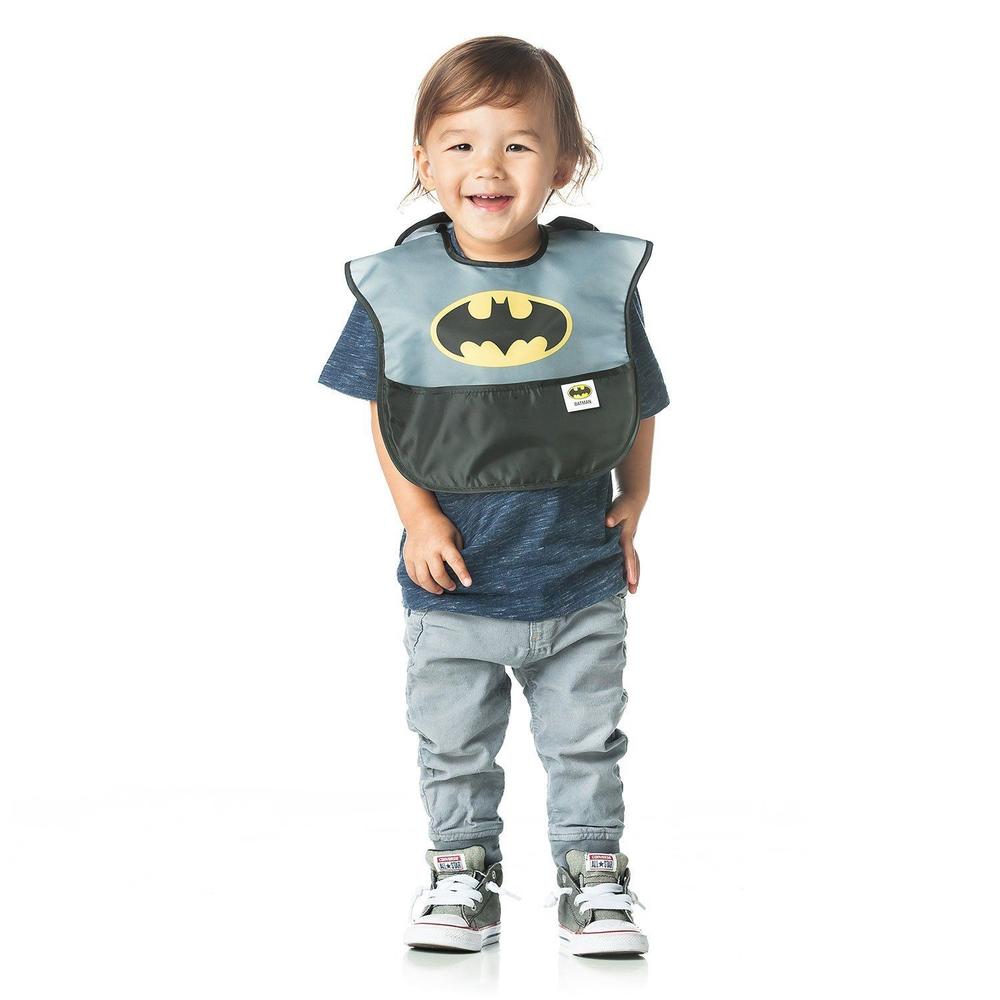 Bumkins DC Comics Batman SuperBib with Cape (6-24 Months) Baby Bib