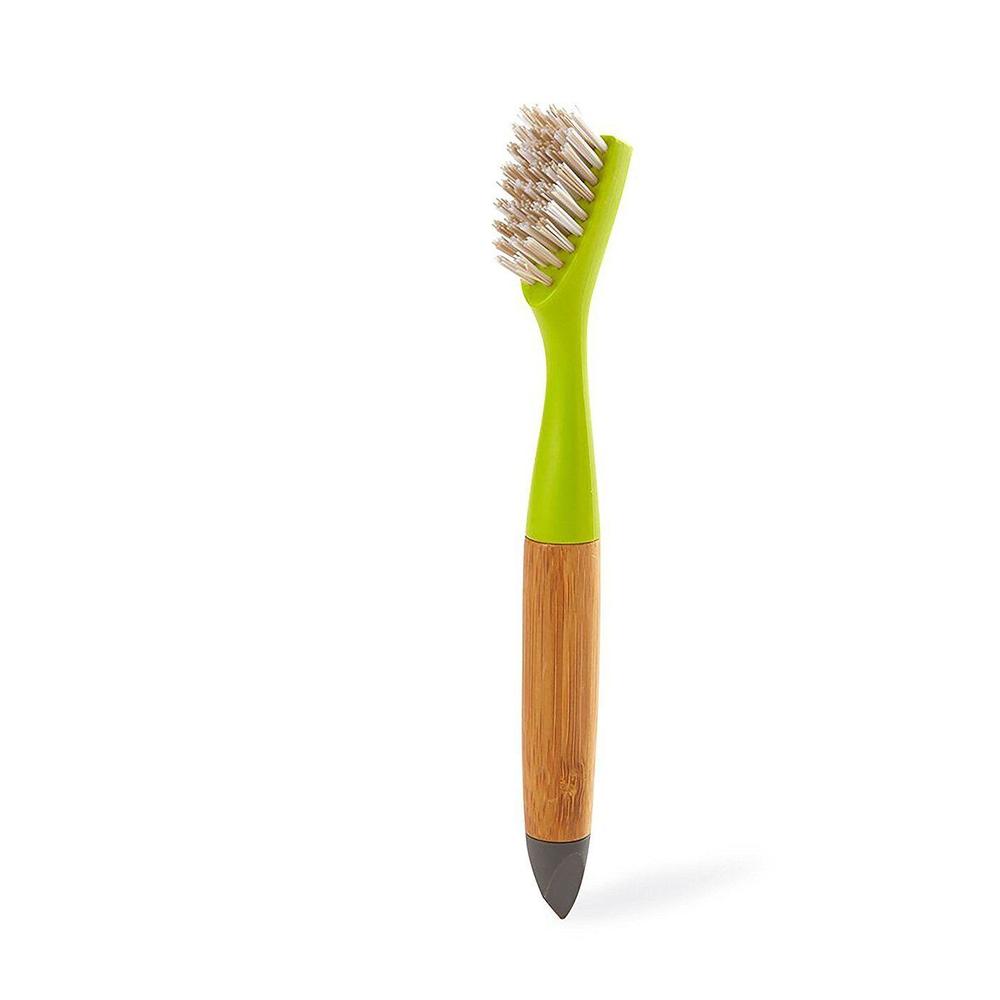 Full Circle Micro Manager Bamboo Detail Scrub / Cleaning Brush - Green